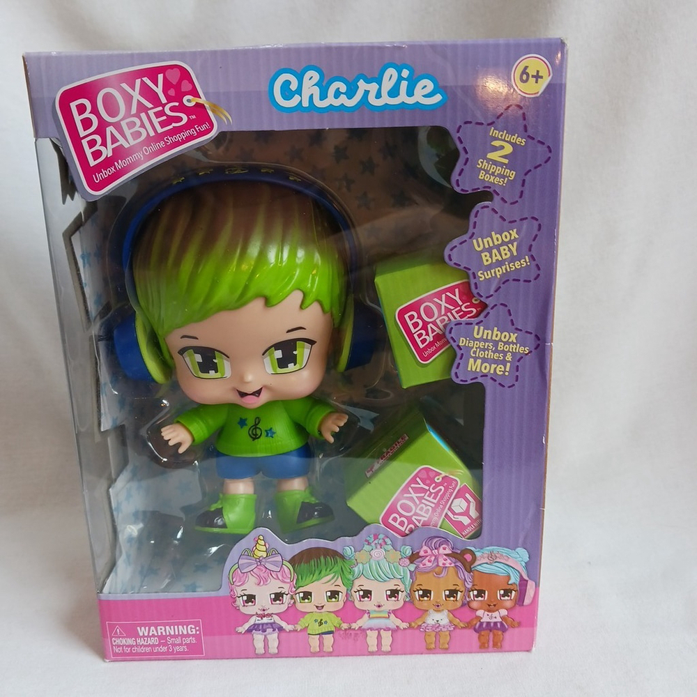 Boxy Babies Charlie Baby Doll Headphones Surprise Boxes